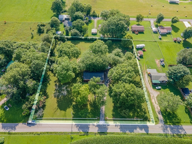 1150 Mattox Town Rd, Lawrenceburg, TN 38464 - view of rural area with property parcel outlined