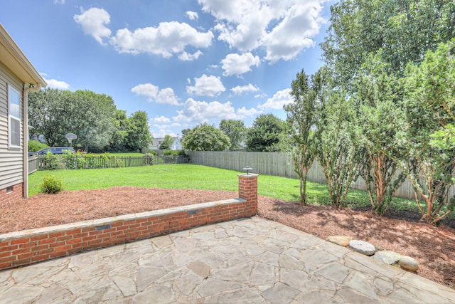 3307 Milton Ct, Thompsons Station, TN 37179 - fenced backyard featuring a patio