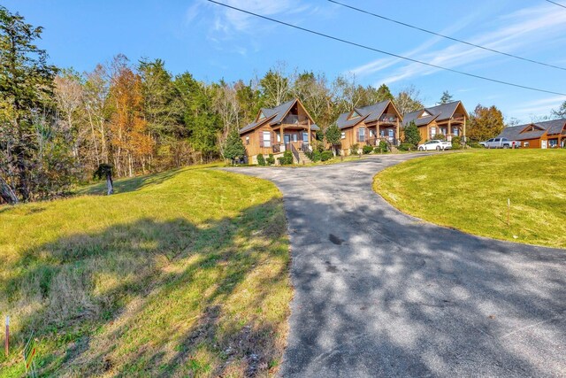 29 Bradley Ln, Bath Springs, TN 38311 - view of front of home featuring curved driveway and a front yard