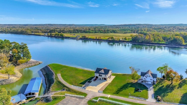 29 Bradley Ln, Bath Springs, TN 38311 - aerial view of a large body of water