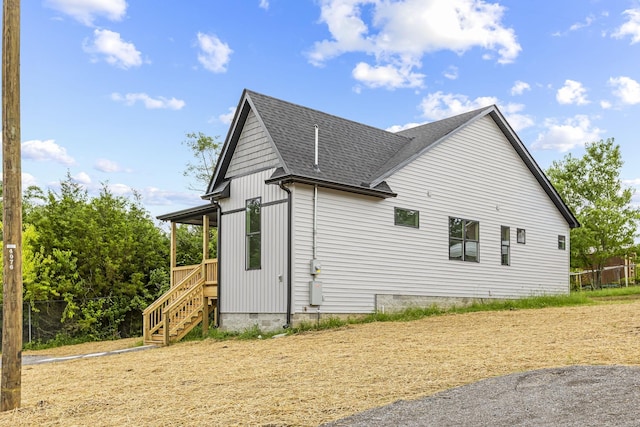 1111 W End Ave N, Lewisburg, TN 37091 - view of property exterior with roof with shingles