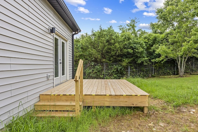 1111 W End Ave N, Lewisburg, TN 37091 - deck with french doors
