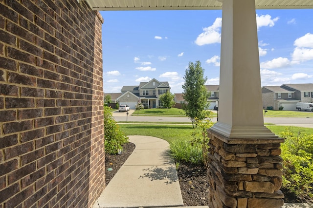 2039 Friendship Dr, Spring Hill, TN 37174 - covered porch featuring a residential view