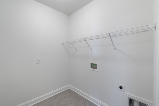 2039 Friendship Dr, Spring Hill, TN 37174 - washroom with electric dryer hookup, hookup for a washing machine, and light tile patterned flooring