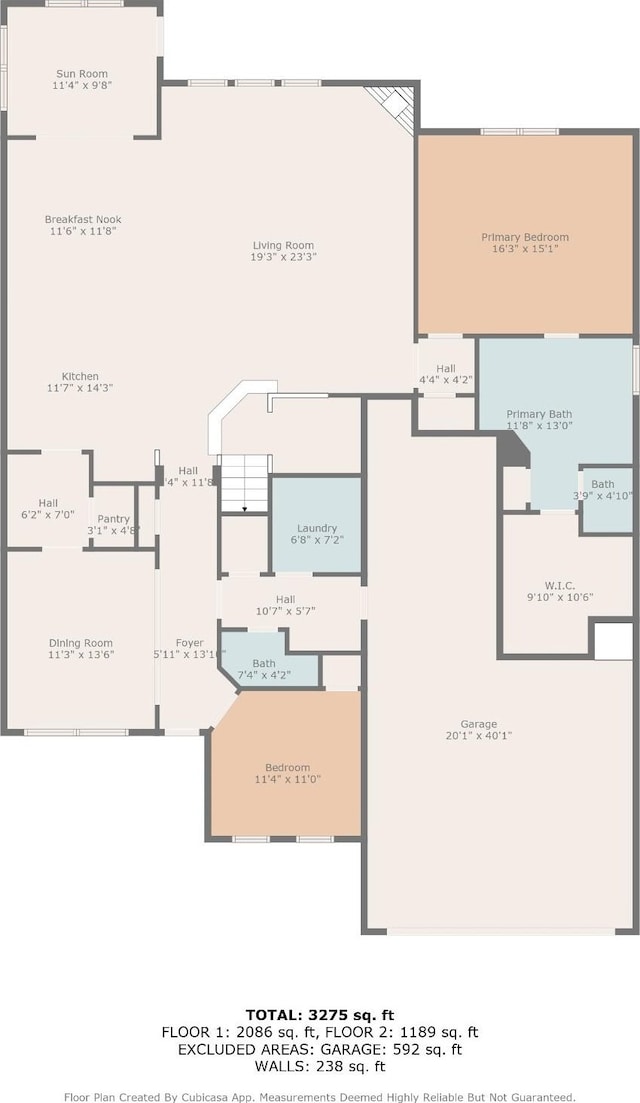 2039 Friendship Dr, Spring Hill, TN 37174 - view of home floor plan