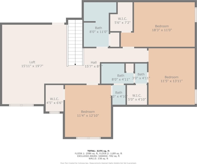2039 Friendship Dr, Spring Hill, TN 37174 - view of property floor plan