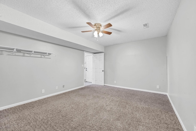 720 Superior Ln, Clarksville, TN 37043 - carpeted spare room with ceiling fan and a textured ceiling