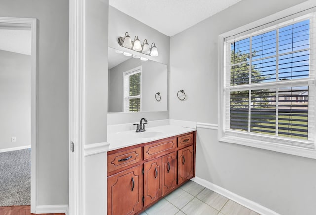 720 Superior Ln, Clarksville, TN 37043 - bathroom featuring vanity and tile patterned floors