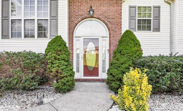 720 Superior Ln, Clarksville, TN 37043 - doorway to property featuring brick siding
