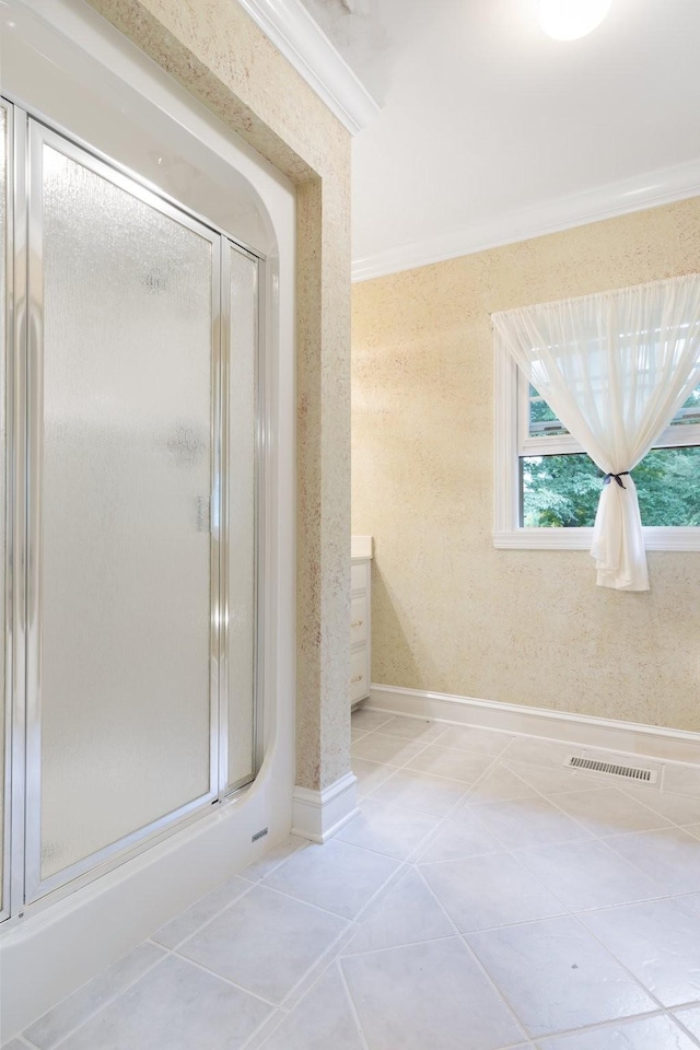 599 Countryside Dr, Loretto, TN 38469 - full bathroom featuring a stall shower and tile patterned flooring