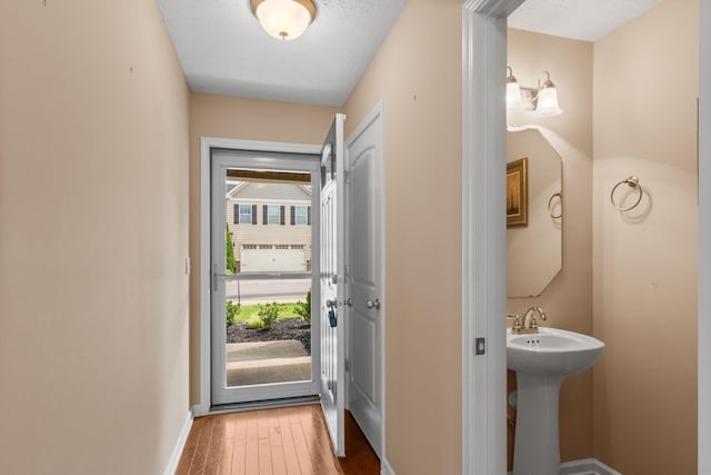 4114 Giacomo Dr, Murfreesboro, TN 37128 - doorway to outside with wood finished floors and baseboards
