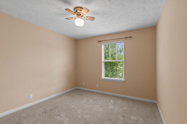 4114 Giacomo Dr, Murfreesboro, TN 37128 - carpeted empty room featuring a textured ceiling and ceiling fan