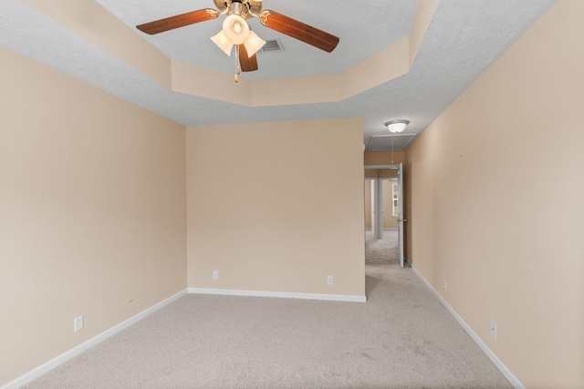 4114 Giacomo Dr, Murfreesboro, TN 37128 - carpeted spare room featuring attic access, a ceiling fan, and a raised ceiling