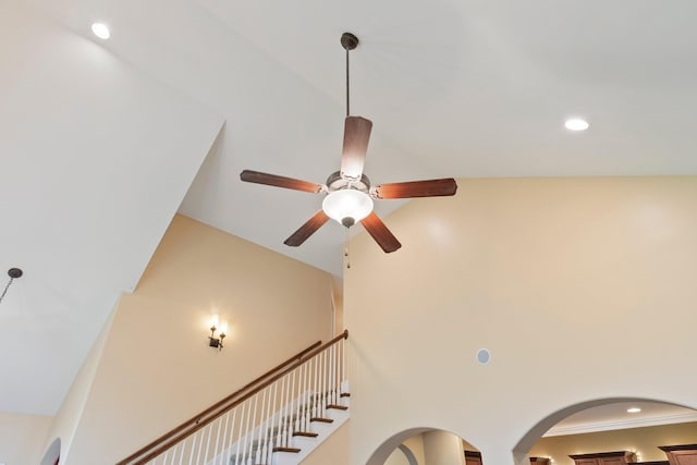 5010 Moretto Ct, Spring Hill, TN 37174 - detailed view of ceiling fan and recessed lighting