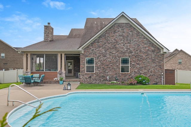 5010 Moretto Ct, Spring Hill, TN 37174 - outdoor pool with a patio area