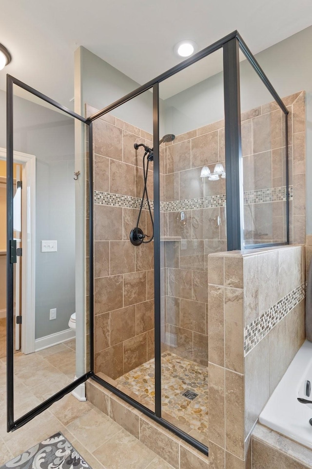 5010 Moretto Ct, Spring Hill, TN 37174 - full bathroom with a shower stall and a bathtub