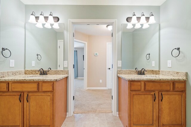 5010 Moretto Ct, Spring Hill, TN 37174 - full bathroom featuring two vanities