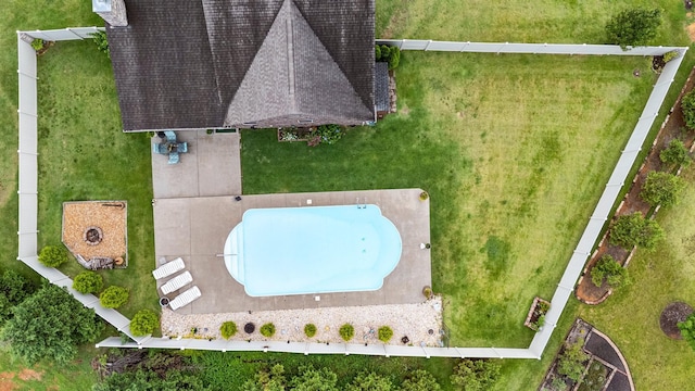 5010 Moretto Ct, Spring Hill, TN 37174 - view from above of property with a pool