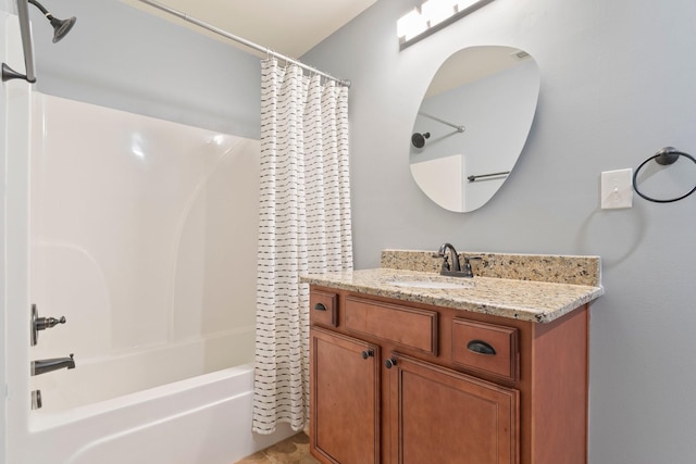 5010 Moretto Ct, Spring Hill, TN 37174 - bathroom with shower / bath combination with curtain and vanity