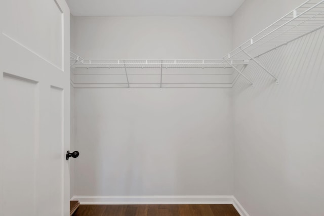 1205 Slaters Creek Rd, Goodlettsville, TN 37072 - spacious closet with dark wood finished floors