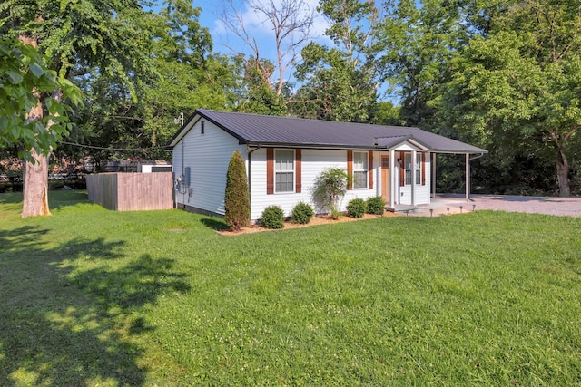 1205 Slaters Creek Rd, Goodlettsville, TN 37072 - ranch-style home with a metal roof