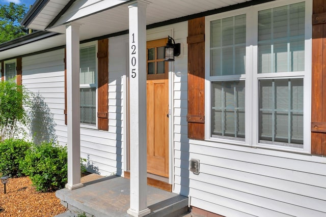 1205 Slaters Creek Rd, Goodlettsville, TN 37072 - property entrance featuring a porch