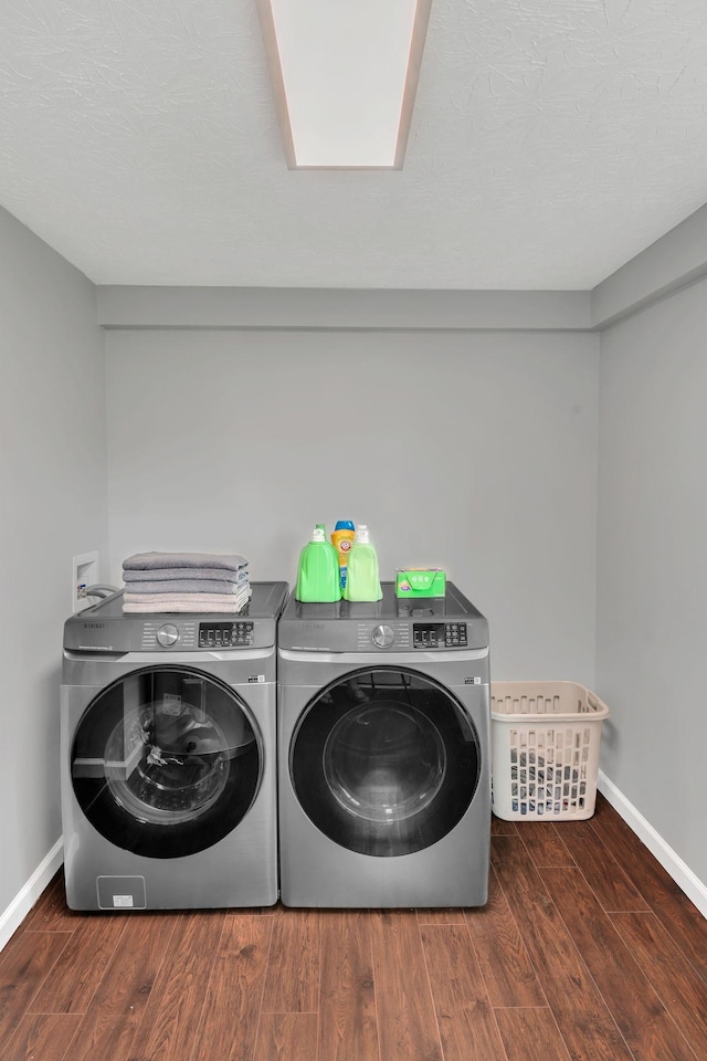 2750 Clampit Hollow Rd, Lafayette, TN 37083 - laundry area featuring separate washer and dryer and wood finished floors