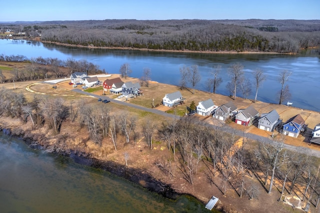 1178 Miracle Rd, Decaturville, TN 38329 - aerial view of a forest and a nearby body of water