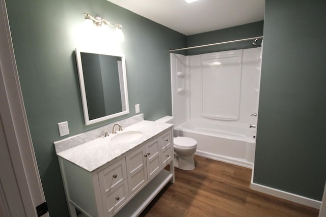 61 Kentucky Dr, Cadiz, KY 42211 - full bathroom with vanity, bathtub / shower combination, and wood finished floors