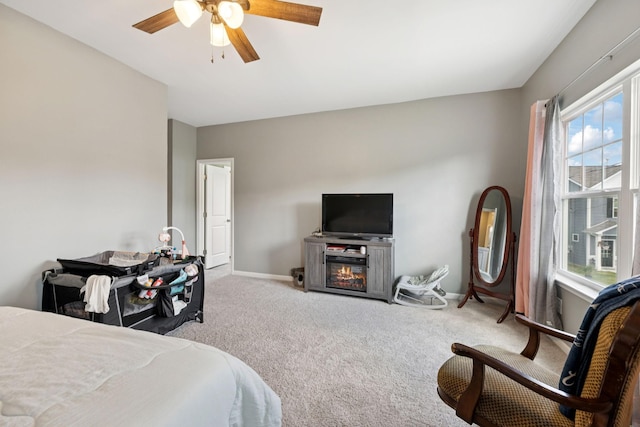 2305 Madeline Ct, Columbia, TN 38401 - bedroom with carpet and a ceiling fan