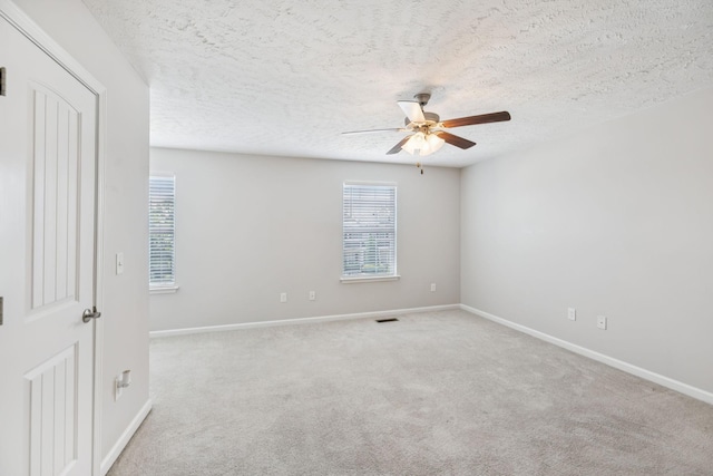 2306 New Holland Cir, Murfreesboro, TN 37128 - unfurnished room with ceiling fan, carpet flooring, and a textured ceiling