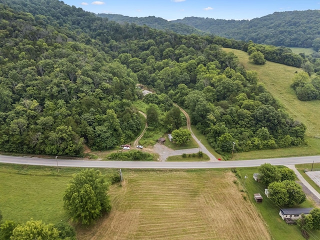 3337 Hartsville Rd, Lafayette, TN 37083 - aerial view of sparsely populated area featuring a heavily wooded area