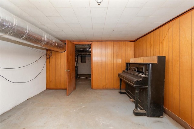 318 David St, Lawrenceburg, TN 38464 - finished below grade area featuring wood walls