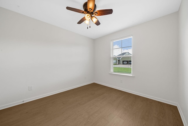 2149 Longhunter Chase Dr, Spring Hill, TN 37174 - unfurnished room featuring dark wood-style flooring and a ceiling fan