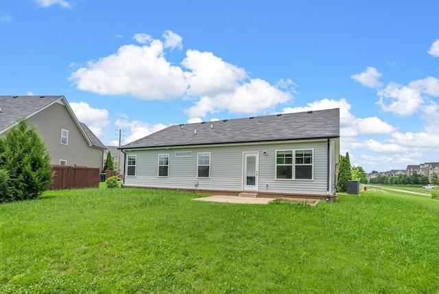 2149 Longhunter Chase Dr, Spring Hill, TN 37174 - rear view of property with a patio and roof with shingles
