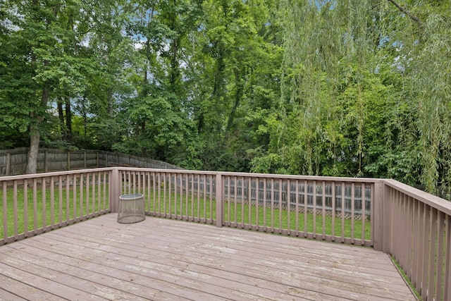 808 Garrett Way Ct, Antioch, TN 37013 - wooden deck with a fenced backyard