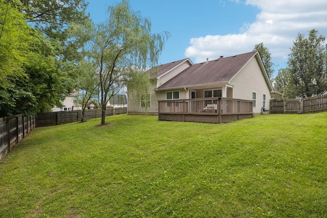 808 Garrett Way Ct, Antioch, TN 37013 - rear view of property with a fenced backyard and a deck