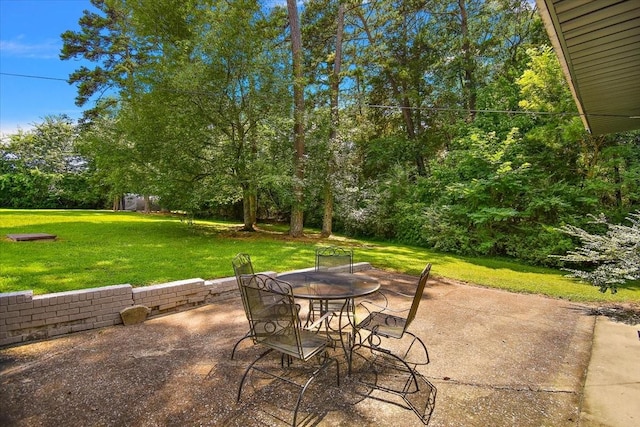 19 Horseshoe Bend Rd, Leoma, TN 38468 - view of patio / terrace with outdoor dining area