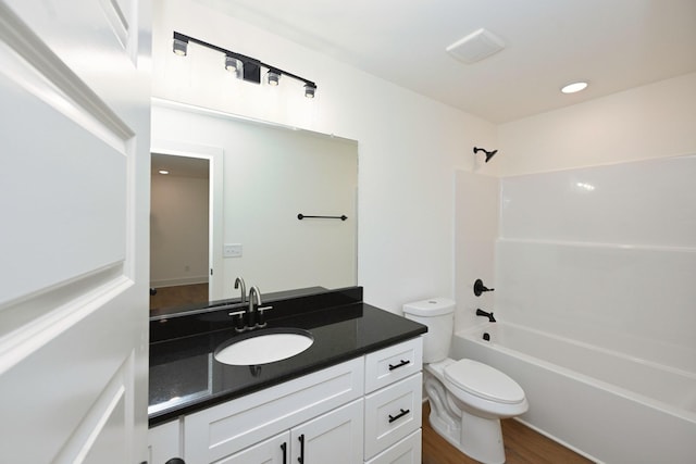 1142 Snow Ave, Madison, TN 37115 - full bath featuring vanity, bathtub / shower combination, and wood finished floors