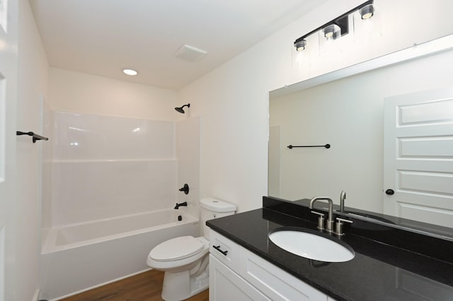 1142 Snow Ave, Madison, TN 37115 - bathroom with vanity, wood finished floors, and shower / tub combination