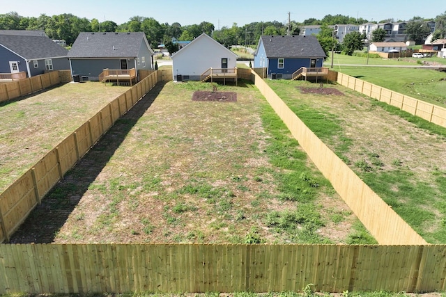 1142 Snow Ave, Madison, TN 37115 - fenced backyard featuring a residential view and a deck