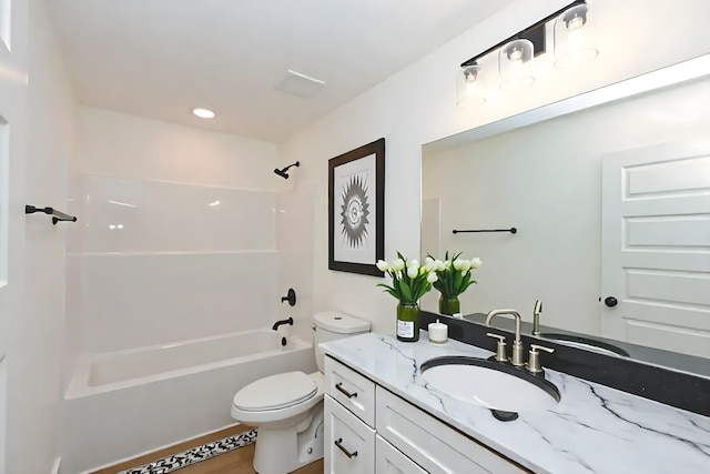 1142 Snow Ave, Madison, TN 37115 - bathroom featuring vanity, tub / shower combination, and wood finished floors