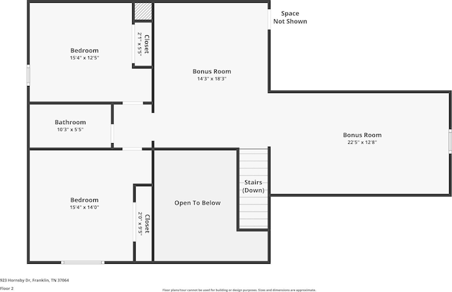 923 Hornsby Dr, Franklin, TN 37064 - view of property floor plan
