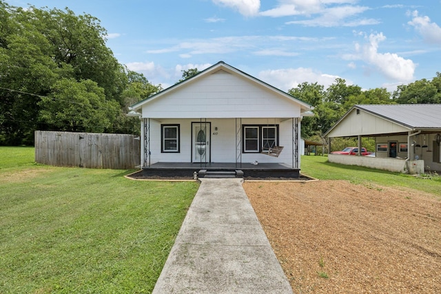 410 England St E, Cowan, TN 37318 - bungalow-style house featuring covered porch