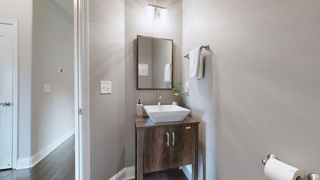 1197 Ewing Way, Clarksville, TN 37043 - bathroom featuring vanity and wood finished floors