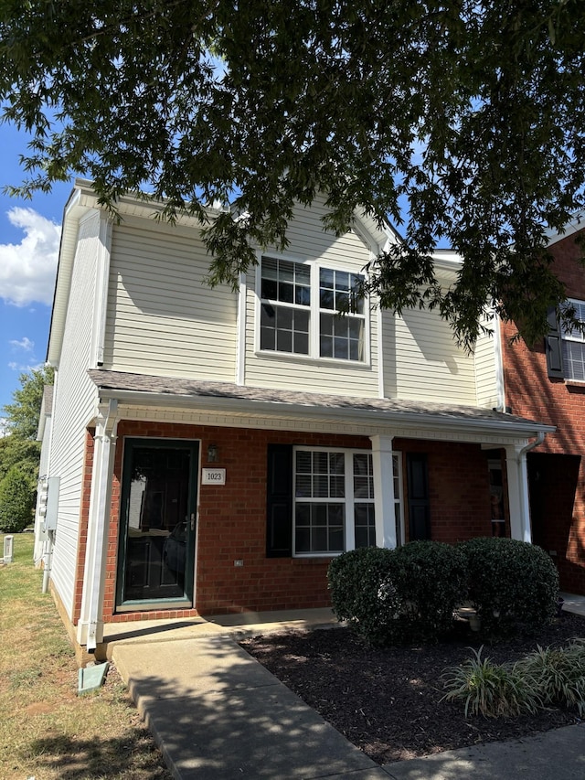 1023 Sitting Bull Xing, Murfreesboro, TN 37128 - view of front of house with brick siding