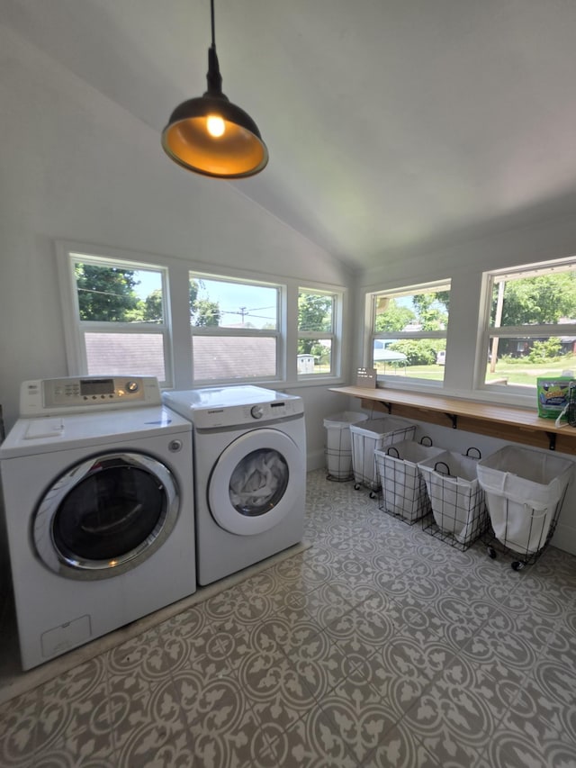 105 3rd Ave, Columbia, TN 38401 - laundry room featuring washing machine and clothes dryer and healthy amount of natural light