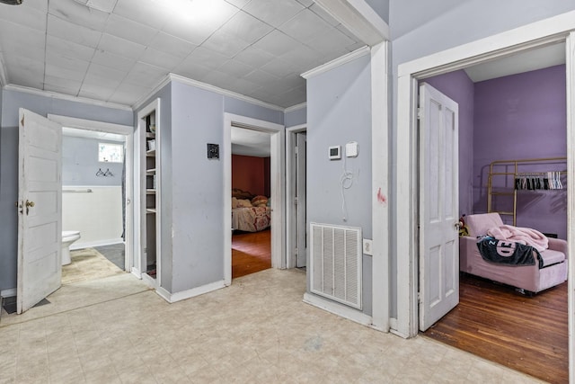 104 3rd Ave, Columbia, TN 38401 - hall featuring ornamental molding and tile patterned floors