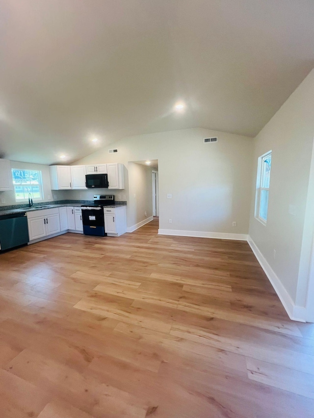 11120 Central Pike, Mount Juliet, TN 37122 - unfurnished living room featuring lofted ceiling and light wood-style floors