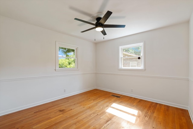 1211 Taylor Pl, Murfreesboro, TN 37129 - empty room with healthy amount of natural light, light wood finished floors, and ceiling fan
